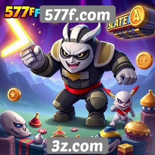 Variedade de jogos disponíveis no 577f.com